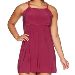 Longline Tankini Control Swimwear Single Strap